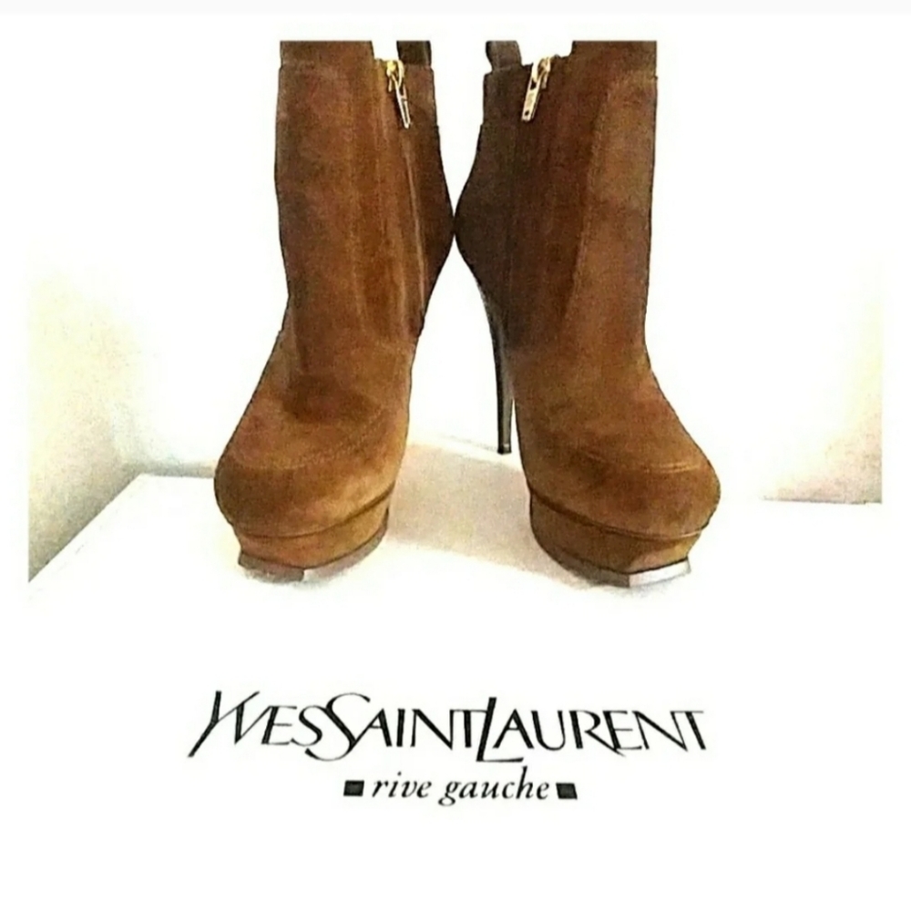 YSL Tobacco Booties